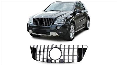 Mercedes Benz ML W164 2008-2011 króm - fekete hűtőrács Panamerica AMG GT stílusban