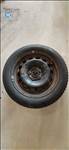 Skoda Octavia 5x112, 16" használt (gyári felni) lemezfelni, rajta 205/55 használt Dunlop téli gumi