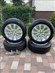  5x112 lyukosztású 17" újszerű (gyári felni) AUDI alufelni, rajta 225/55 újszerű Pirelli téli gumi