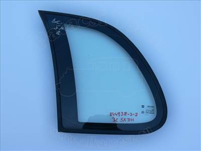 Opel Corsa B 1992-2000 - oldalüveg, fix, hátsó sárvédő, bal oldali, kerettel, átlátszó, 5ajtós