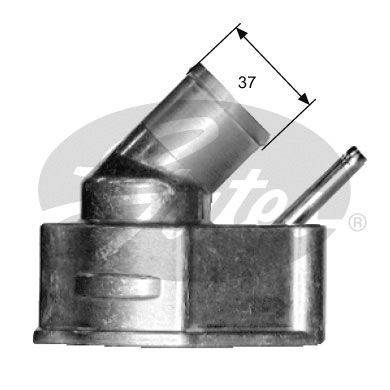 termosztát, hűtőfolyadék GATES TH14992G1 for OPEL, VAUXHALL, STANDARD AUTOMOBILE