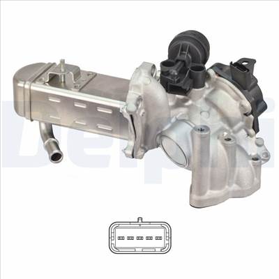 AGR-szelep DELPHI EG10580-12B1 for CITROËN, PEUGEOT