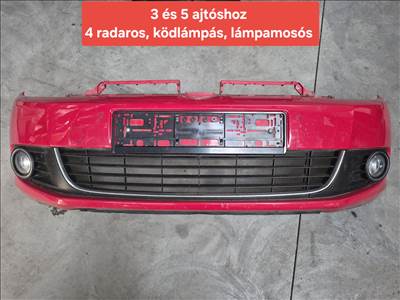 Volkswagen Golf VI első lökhárító LY3D (lámpamosó, 4 radar, ködlámpa) 3 és 5 ajtóshoz (40848)