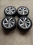  5x112 lyukosztású 17" újszerű (gyári felni) alufelni, rajta 205/50 újszerű Bridgestone téli gumi 