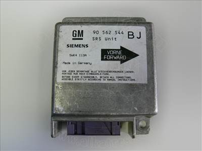 Opel Astra F 1991-2002 - vezérlőegység, légzsák, jelölés: BJ