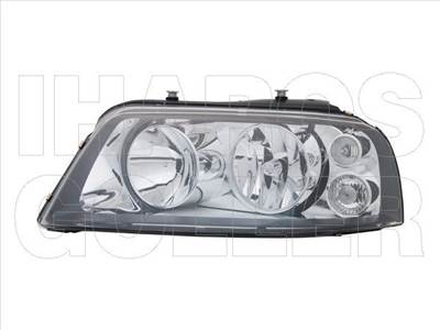 VW Sharan 2000-2010 - Fényszóró H1/H7 bal, fekete házas (motorral) TYC