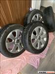  17" újszerű Opel Insignia gyári alufelni, rajta 225/55 kopott Michelin téli gumi gumi+TPMS szenzor