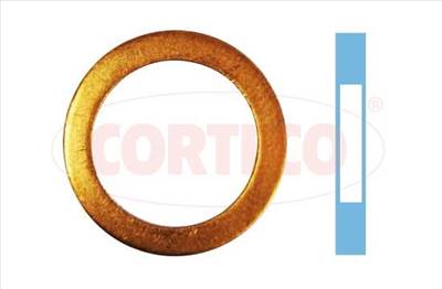 Tömítőgyűrű, fúvóka tartó CORTECO 49430709 for PEUGEOT, TALBOT, CITROËN