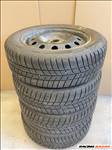  4 db használt 185/60 R15 Barum Polaris téli gumi lemezfelnin (4x100)