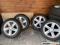  5x114.3 lyukosztású 16" új (gyári felni) alufelni, rajta 205/55 új Bridgestone téli gumi gumi 