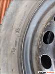  14" acél-lemezfelni, rajta használt Firestone téli gumi 