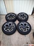  5x100 lyukosztású 17" használt alufelni, rajta 225/55 használt Hankook négyévszakos gumi gumi 