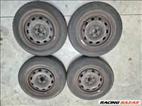  Golf IV, Bora 5x100 14" lemezfelni, 175/80 Semperit téli gumi szett (43885)