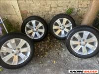  5x114.3 lyukosztású 18" újszerű Enkei alufelni, rajta 225/55 használt Uniroyal nyári gumi gumi 