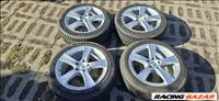  5x115 lyukosztású 18" használt Dezent alufelni, rajta 245/45 újszerű Continental téli gumi gumi 