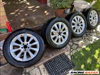 Mercedes Benz 5x112,18" gyári felni garnitúra, 255/55R18 újszerű Hankook nyári gumival