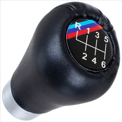 BMW E34 E36 E38 E39 E46 E60 E61 E87 E90 X3 X5 váltógomb FEKETE M-PAKIET / M-POWER 6 SEBESSÉGES