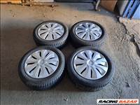 4db 4x108 16" Peugeot Citroën gyári Acélfelni Lemezfelni Téli gumival Dísztárcsával Eladó!!!