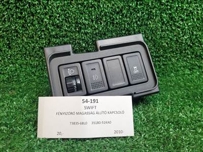 Suzuki Swift Iv (fz, Nz) Fényszórómagasság Állító Kapcsoló 73835-68L0 3518051ka0