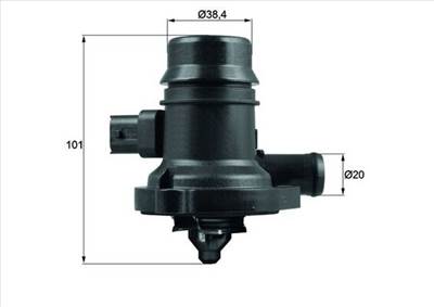 MAHLE TM 36 103 - termosztát, hűtőfolyadék BUICK CHEVROLET OPEL VAUXHALL