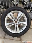  5x112 lyukosztású 18" újszerű (gyári felni) alufelni, rajta 235/50 használt Dunlop nyári gumi 