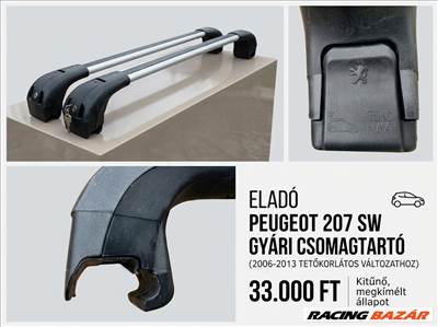 Peugeot gyári tetőcsomagtartó