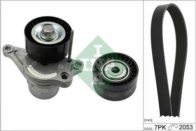 INA 529 0352 10 - hosszbordás szíj készlet NISSAN OPEL RENAULT VAUXHALL