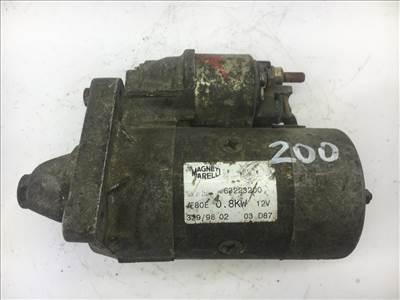 LANCIA Y10 (156_), FIAT PUNTO (176_), FIAT PUNTO Kabrió (176_), FIAT CINQUECENTO (170_), LANCIA Y (840_), FIAT PUNTO Van (176_), FIAT SEICENTO / 600 (187_), FIAT BRAVA (182_), FIAT BRAVO I (182_), FIAT PALIO (178_, 171_), FIAT PUNTO (188_), FIAT ALBEA (178_, 172_), PALIO / ALBEA (178_, 172_), PETRA (178_, 172_), SIENA (178_, 172_), FIAT MAREA (185_), FIAT MAREA Weekend (185_), FIAT PUNTO dobozos/ferdehátú (188_), FIAT SEICENTO / 600 dobozos/ferdehátú (287_), FIAT UNO (146_), FIAT CINQUECENTO VAN (170_) 1.1-1.3 Benzines Önindító 63223200