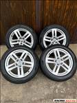  5x112 lyukosztású 17" újszerű (gyári felni) AUDI alufelni, rajta 225/50 újszerű Pirelli téli gumi