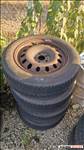 Peugeot 406 gyári 16" használt lemezfelni, rajta 205/60 eldobós Michelin téli gumi 