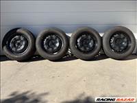 Kia 4x100 15" lemezfelnik téli gumikkal olcsón