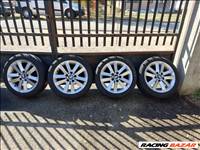  5x120 lyukosztású 17" használt BBS alufelni, rajta 205/50 eldobós Goodyear téli gumi gumi 