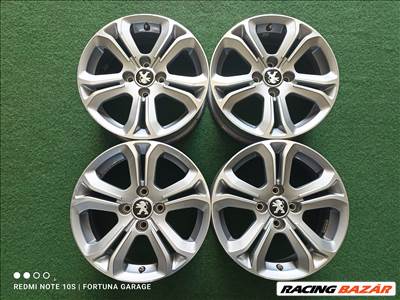 4x108 16" Peugeot használt alufelni garnitúra