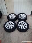  5x114.3 lyukosztású 16" használt alufelni, rajta 205/55 használt Michelin négyévszakos gumi 5363