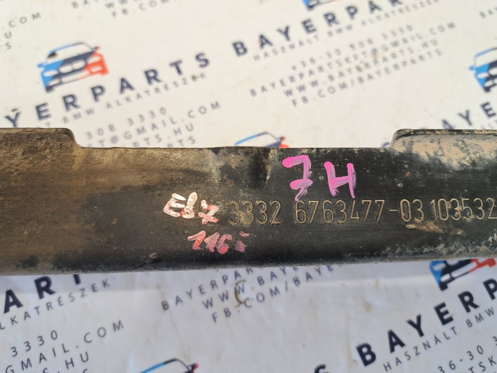 BMW E81 E82 E87 E88 E90 E91 E92 E93 E84 X1 bal jobb hátsó alsó létra lengõkar 2. kép