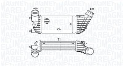 MAGNETI MARELLI 351319204260 - töltőlevegő-hűtő CITROËN FIAT PEUGEOT