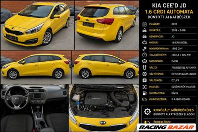 Kia Cee'd (JD) bontott alkatrészei