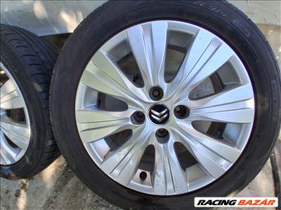 16" gyári Citroen C3 alufelni, rajta 195/55 Falken nyári gumi