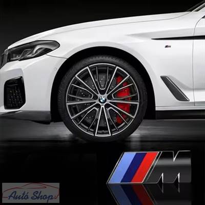 BMW gyári M Fekete EMBLÉMA