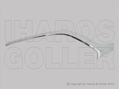 Mazda 2 2014-2020 - Króm díszléc hűtőrácsra jobb, alsó