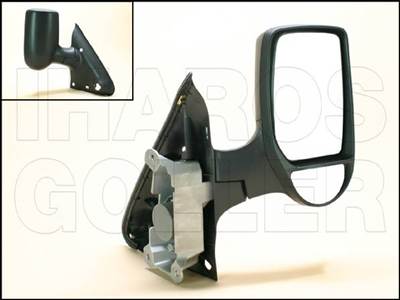 Ford Transit 2000-2006 - Külső tükör, rövid karú, kézi áll. jobb (-09)