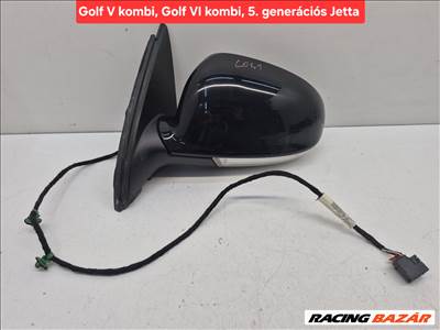 Volkswagen Golf VI kombi, Golf V kombi, Jetta V bal visszapillantó tükör LO41 (43736)
