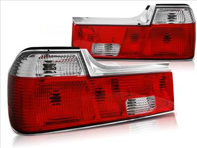 BMW E32 06.86-04.94 Piros Fehér hátsó lámpa
