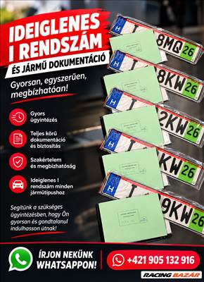 I RENDSZÁM  - P RENDSZÁM 2026