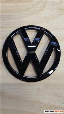 Volkswagen Scirocco III fényes fekete első embléma/jel ÚJ! 110mm