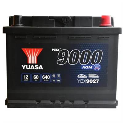 YUASA 9000 AGM 12V J+ 60ah
