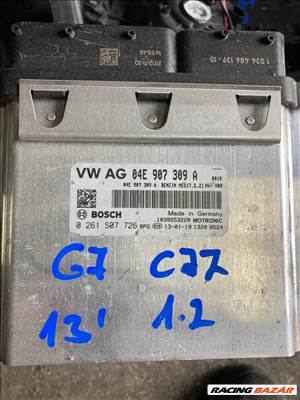 Volkswagen Golf VII 1.2 TSI BMT Motorvezérlő elektronika  04a907309a 0261s07726