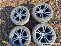  5x112 lyukosztású 17" újszerű alufelni, rajta 225/45 újszerű Continental nyári gumi gumi 