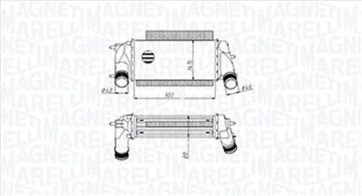MAGNETI MARELLI 351319205490 - töltőlevegő-hűtő FORD
