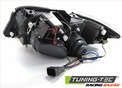 BMW E90/E91 2005.03-2008.08 Fekete ANGEL EYES lámpa  lpbmh7